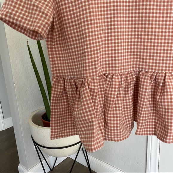 Plaid Ruffle Top - Picture 3 of 5